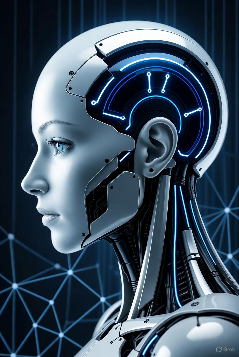 Advanced AI technology abstract