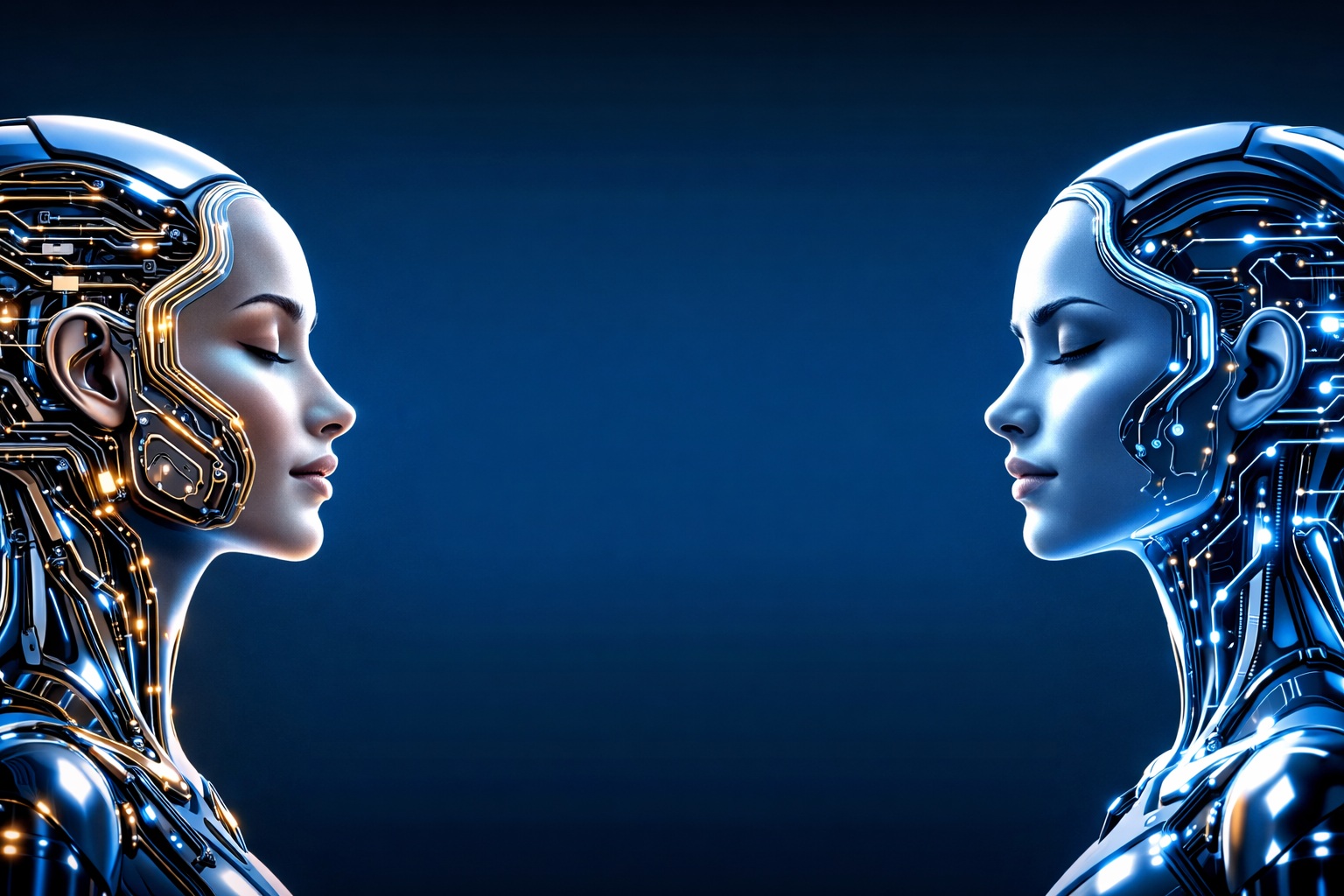 Human and AI partner evolving together